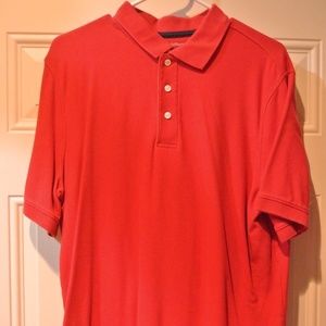 Men's Croft and Barrow Large Red Polo